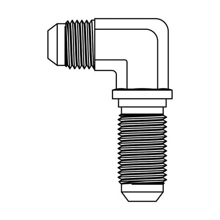 Tompkins Hydraulic Fitting-Steel16MJ BULKHEAD UNION 90 2701-16-16